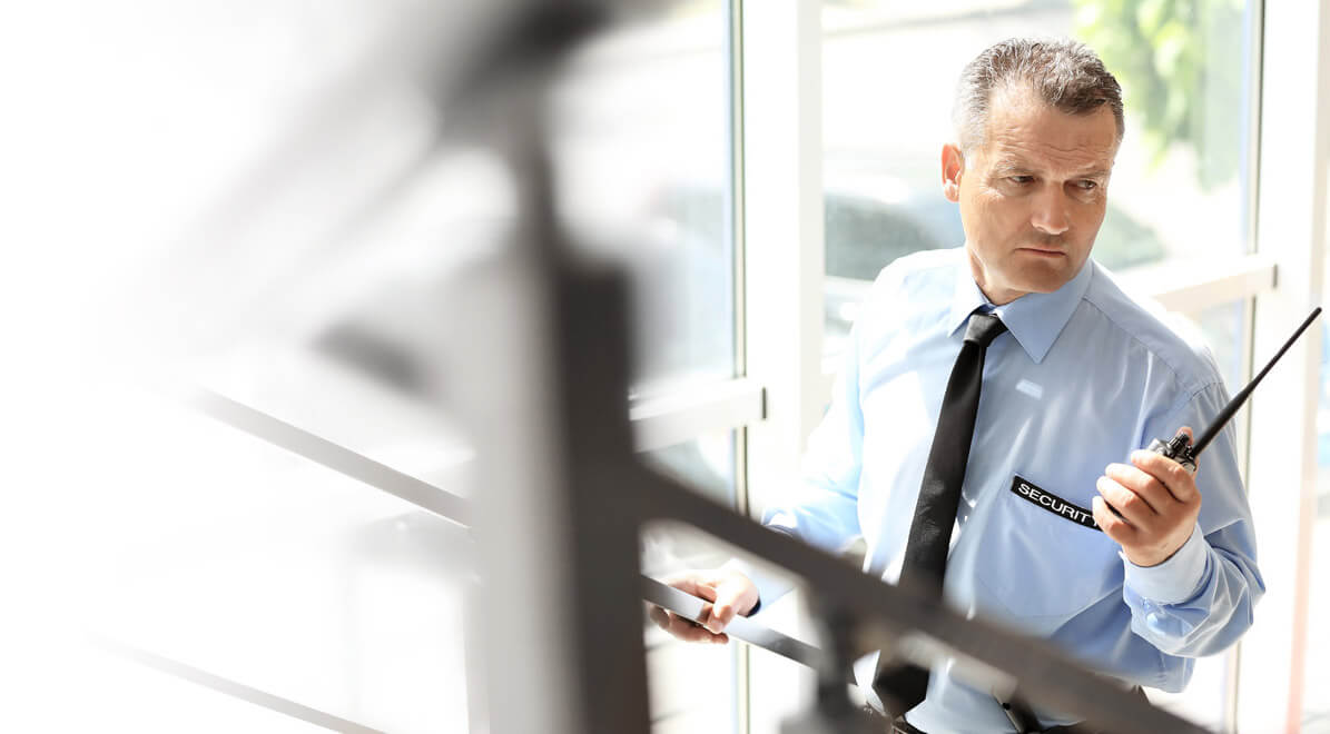 Gediplomeerde beveiliger van Archer Security